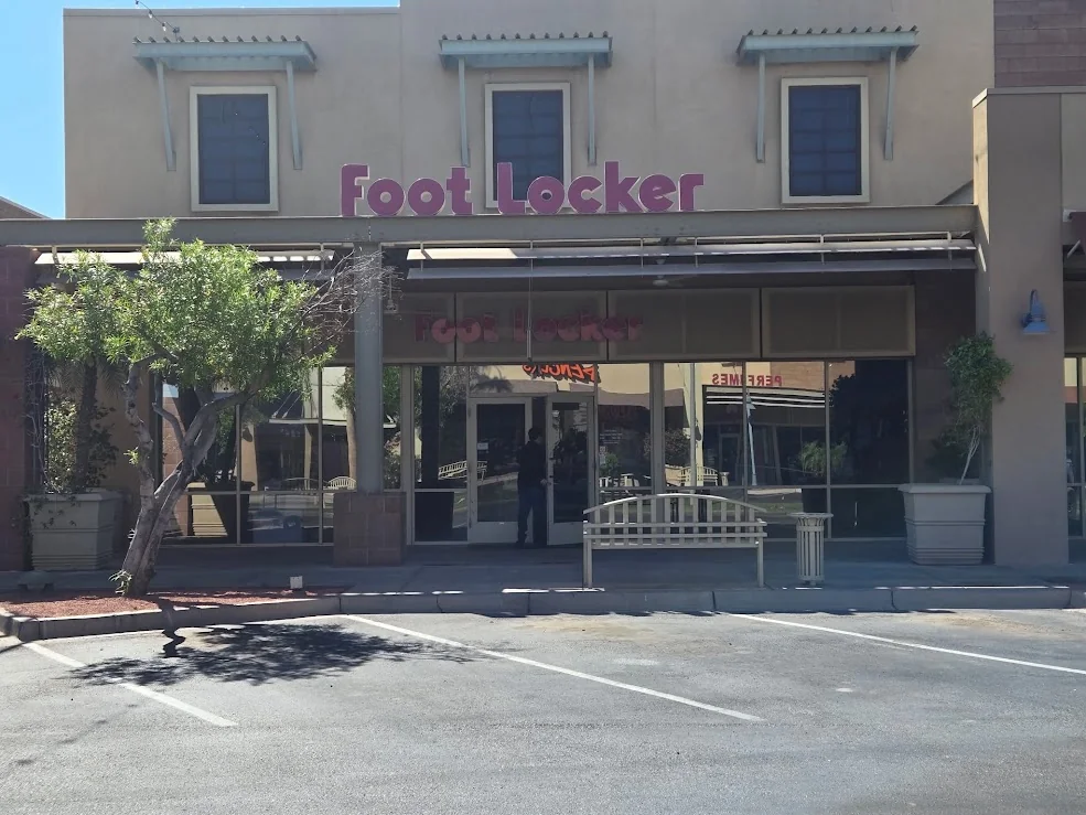Foot Locker storefront with commercial window tinting